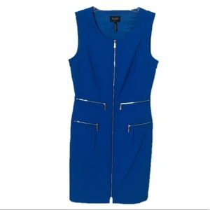Laundry By Shelli Segal Sleeveless Zip Front Dress